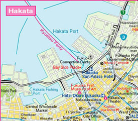 Port of Hakata, Japan.