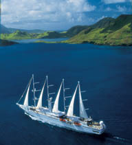 Cruise the world on the elegant Windstar Cruise Line.